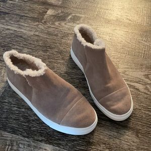 Tan slip on shoes! Excellent condition worn once!